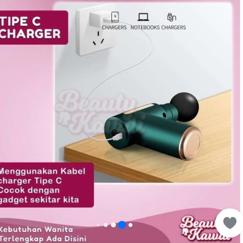 Rechargeable massage gun 4 in 1 new