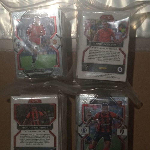 Panini PRIZM Premier League 2022-2023 complete set of 300 cards Haaland Antony Salah Saka Son Rice