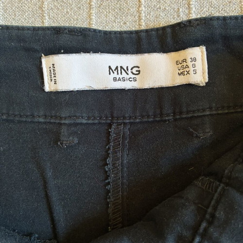 Mango dark blue stretch chino shorts size 38 M like new