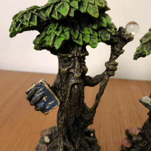 Decorative figures Tree of Life like new, set of two
