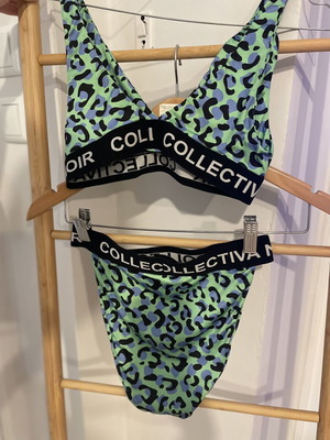 Collectiva Noir bikini like new, green, size S