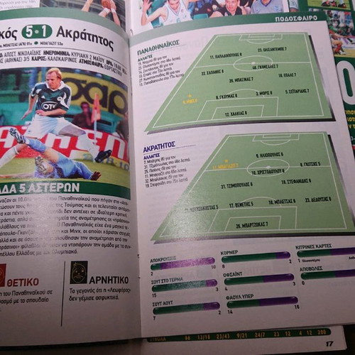 Panathinaikos Activity Calendar like new, pack of 31 issues