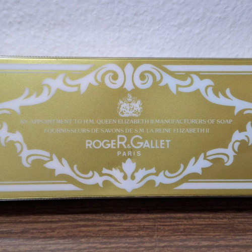 Roger & Gallet Guest Soap boxed like new with lavender, rose, orchid, fougere scents