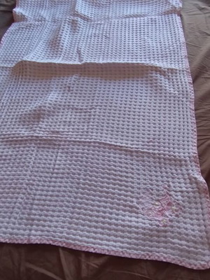 Kentia baby pique blanket