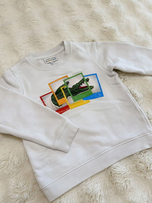 Lacoste Παιδική μπλούζα μέγεθος 116 εκ σαν καινούργιο άσπρη
