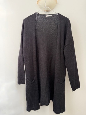 Bill Cost long cardigan like new, black with pockets