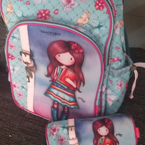 Santoro school backpack and pencil case for primary school