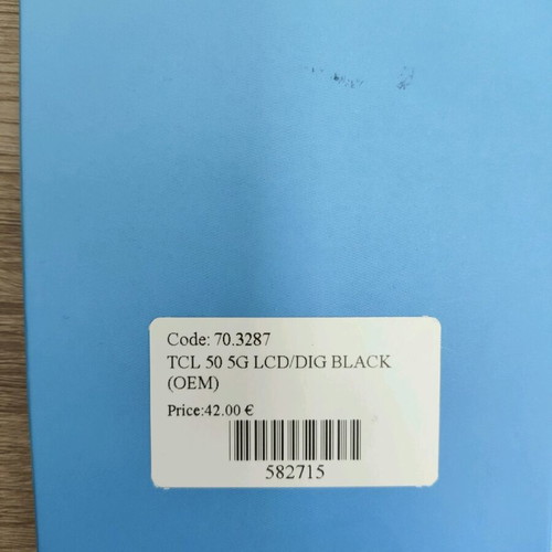 Screen for TCL 50 5G Black without frame new