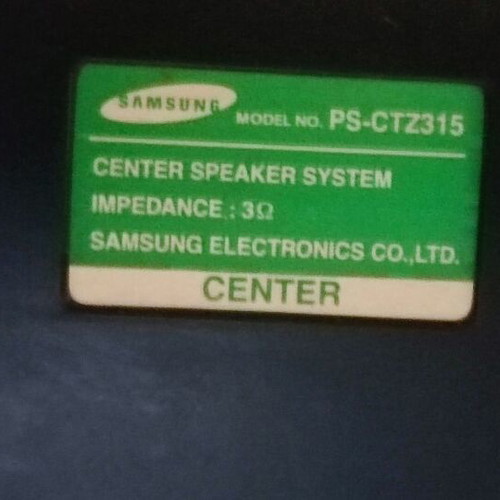 Home cinema used, speakers perfect, device needs service