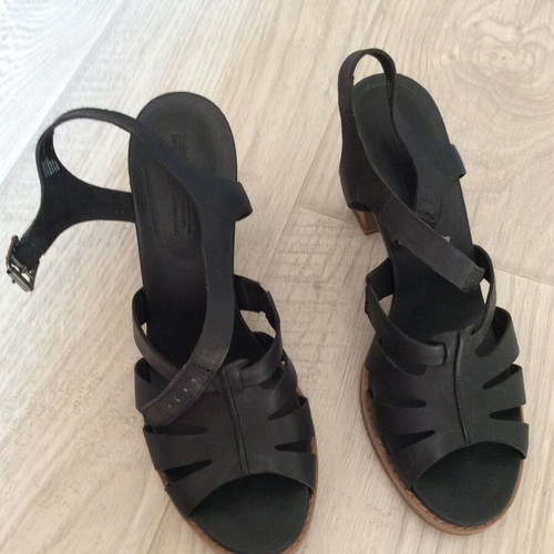 Timberland Tallulah May Cross Band Sandals used, size 40, black