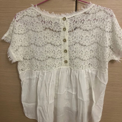 BSB lace blouse used, size M, beige