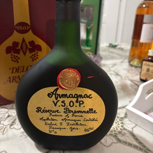 Armagnac VSOP brandy new, sealed in original box