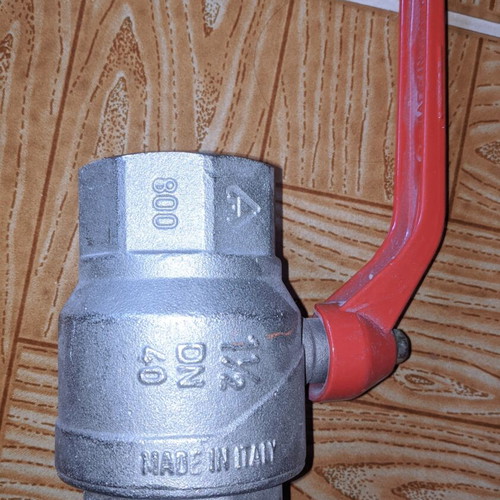Brass Ball Valve Heavy Duty 1 ½" DN40 Made in Italy New
