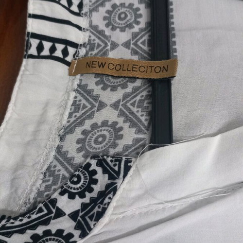 Women's dress like new, black and white, one size