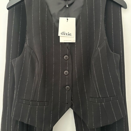 Dixie vest and pants set new, black