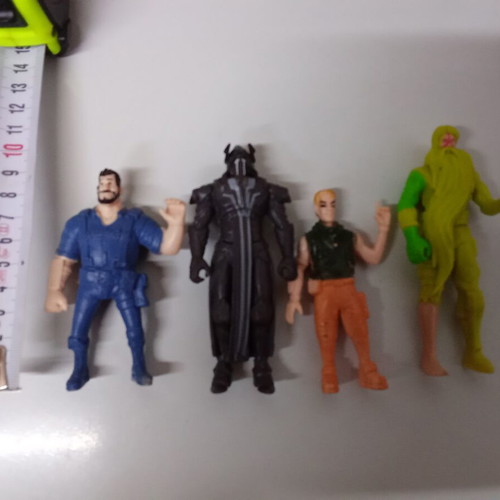 Fortnite action figures used, pack of 4, 10 cm