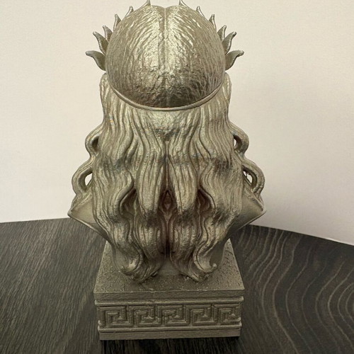 Silver bust statue 15cm new, mythological aesthetic