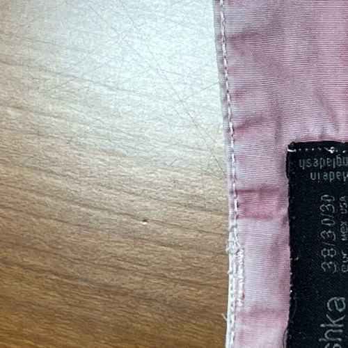 Bershka cargo shorts like new, white with pink, size 38 (M)