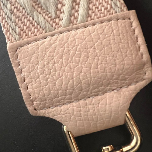 Woven strap with leather new for bags
