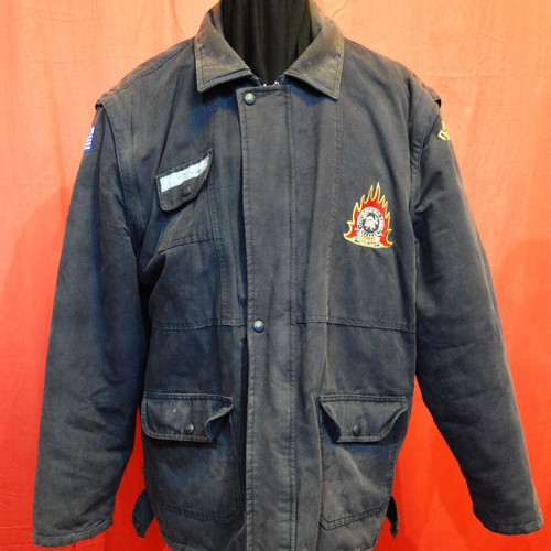 Fire Department windproof jacket XL used with detachable sleeves