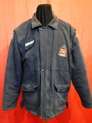 Fire Department windproof jacket XL used with detachable sleeves