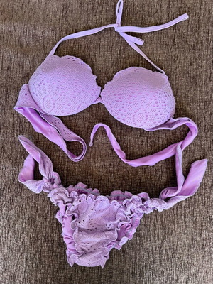 Calzedonia Cobey μαγιό λιλά μέγεθος S άριστη κατάσταση