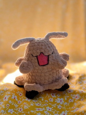 Flea Silksong Amigurumi handmade, about 10 cm tall