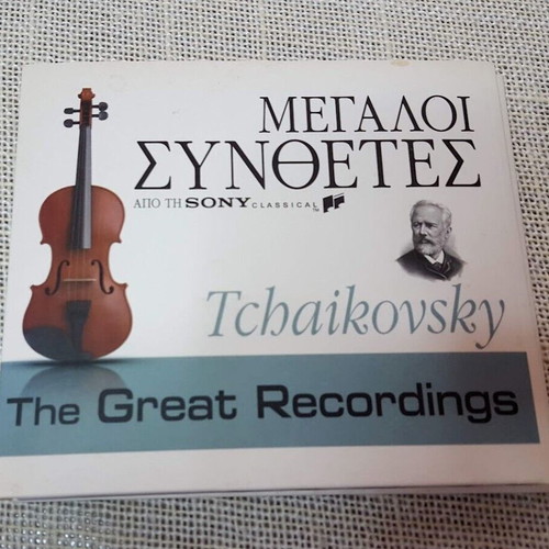 Tchaikovsky The Great Recordings 4XCD used, classical music