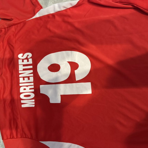 Liverpool Morientes T-shirt medium replica used