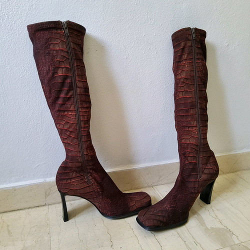 Bournazos vintage 90s y2k deadstock turtle print sock boots