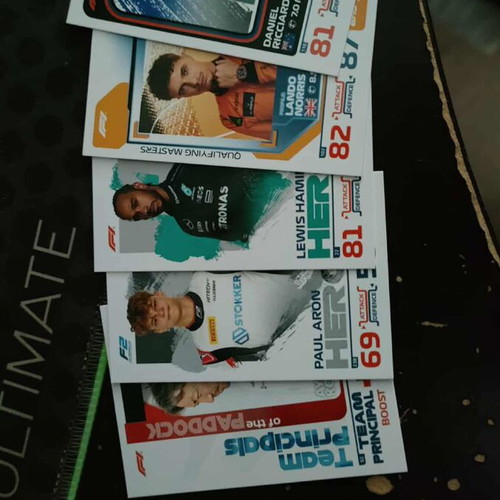 Formula 1 cards new, authentic