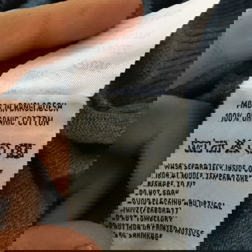 Signal син пуловер XL от 100% органичен памук като нов