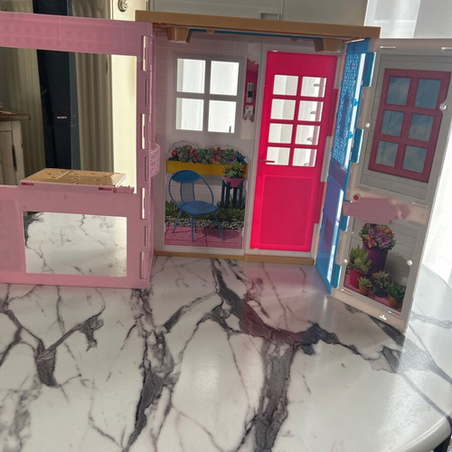 Barbie house used without chair