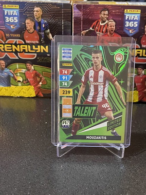 Mouzakitis limited edition card Greek Super League 2024-2025 new