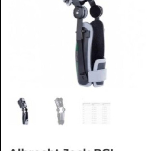 Jack PCL knee brace like new, left leg