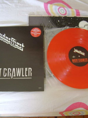 Judas Priest Night Crawler vinyl 12", used, limited edition, numbered, red