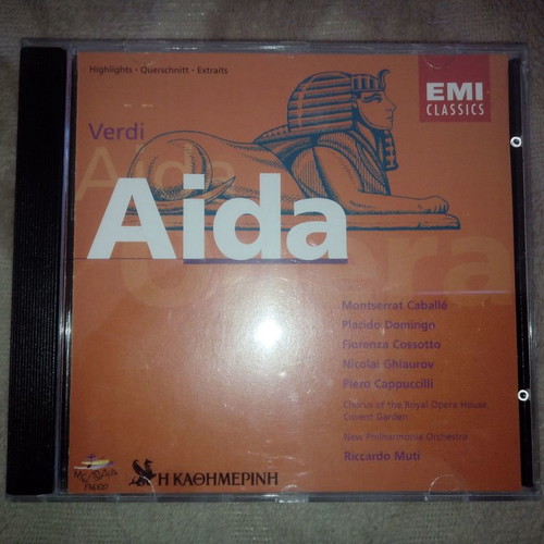 Aida by Verdi CD like new, classical opera with Montserrat Caballe