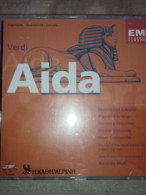 Aida by Verdi CD like new, classical opera with Montserrat Caballe