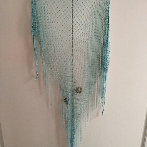 Blue Pareo Net like new, turquoise