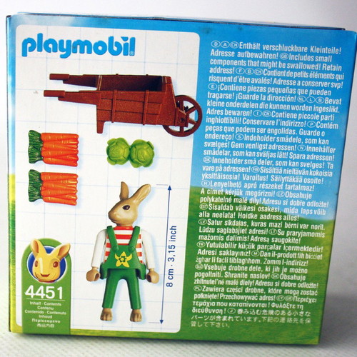 Playmobil 4451 Easter Bunny With Cart And Vegetables new