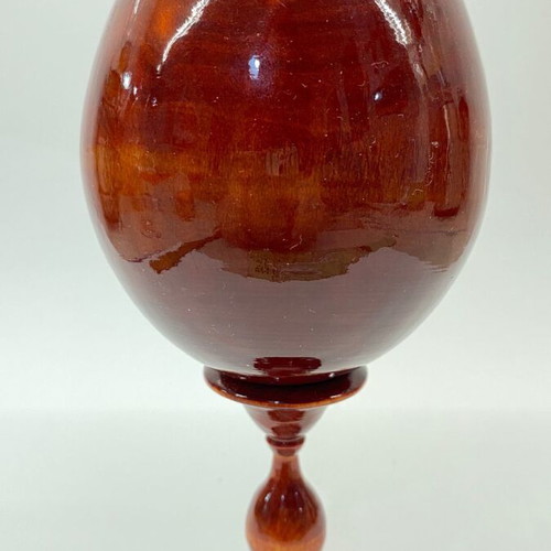 Artistic Easter egg "Girl with a basket of Easter eggs" new