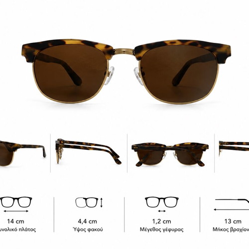 Kurzenberger KB 70380 Vintage Sunglasses Tortoiseshell with Gold Details New