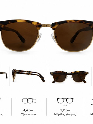 Kurzenberger KB 70380 Vintage Sunglasses Tortoiseshell with Gold Details New