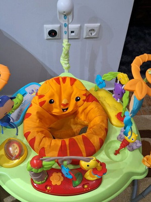 Fisher Price Baby Jumper Jumperoo λιονταράκι με μουσική για 6+ μηνών σαν καινούργιο