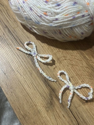 Handmade crocheted bows new