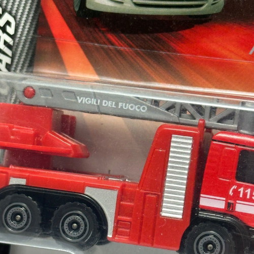 MAN TGS fire trucks with ladder Majorette, new, set of 2