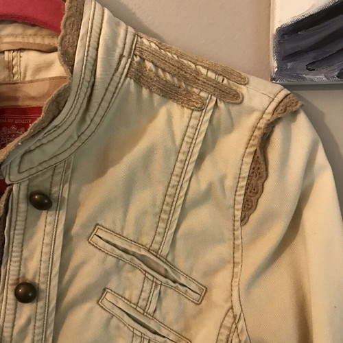 Esprit Edc Beige Military Jacket used, size L