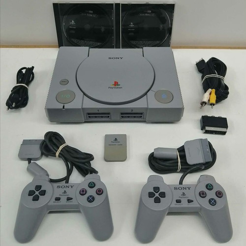 PlayStation 1 Fat SCPH-9002 console like new with 2 controllers and memory card