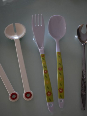 Kitchen tools used, 3 sets of serving spoons 6 pieces