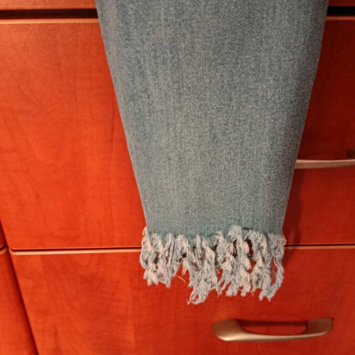 Skinny jeans for girls like new, turquoise, XS